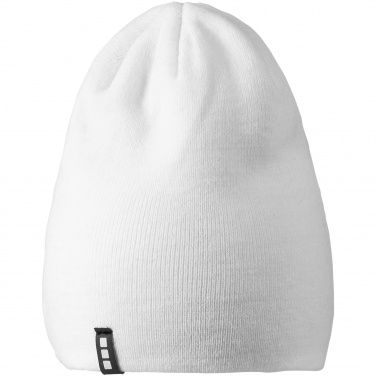 Logo trade promotional giveaways image of: Level Beanie, white