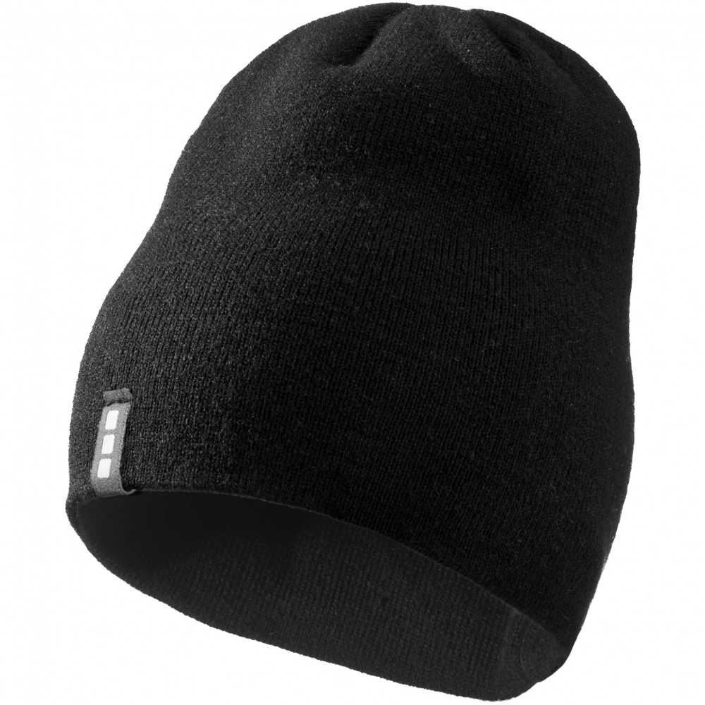 Logo trade business gift photo of: Level Beanie, black