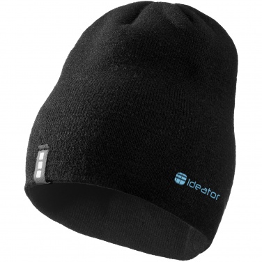 Logo trade advertising products image of: Level Beanie, black