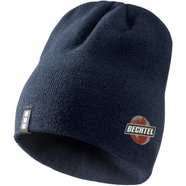 Logo trade corporate gifts image of: Level Beanie, navy