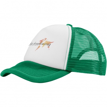 Logo trade advertising products picture of: Trucker 5-panel cap, green