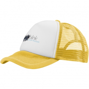 Logotrade promotional merchandise picture of: Trucker 5-panel cap, yellow