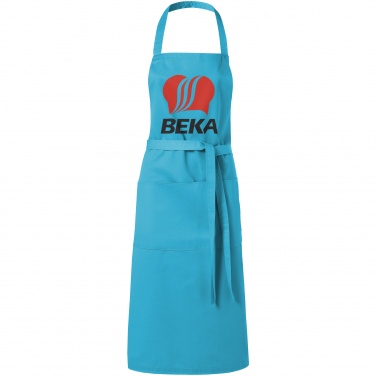 Logo trade promotional giveaway photo of: Viera apron, turquoise