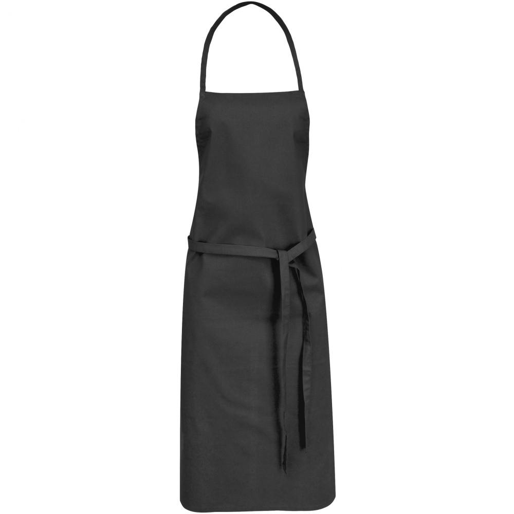 Logo trade promotional gifts image of: Reeva Cotton Apron, black