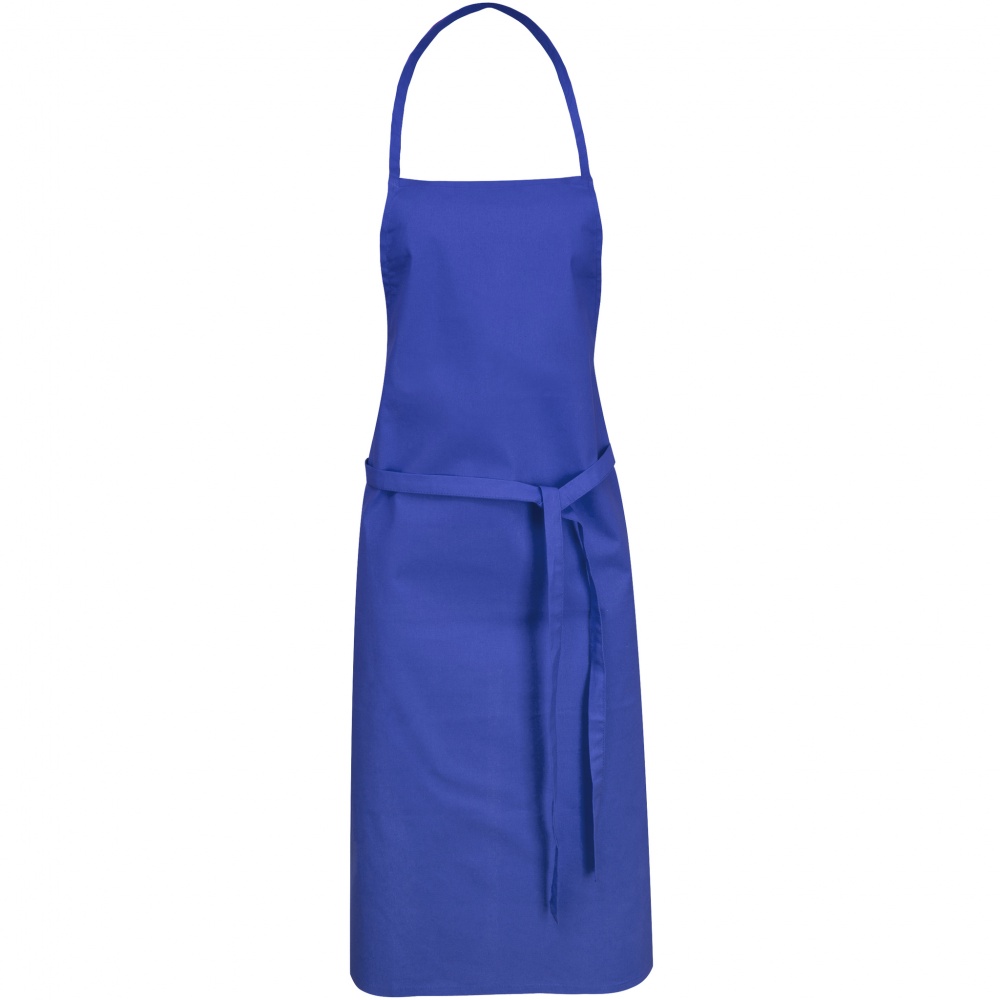 Logo trade promotional merchandise image of: Reeva Cotton Apron, blue