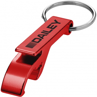 Logotrade corporate gifts photo of: Tao alu bottle and can opener key chain, red