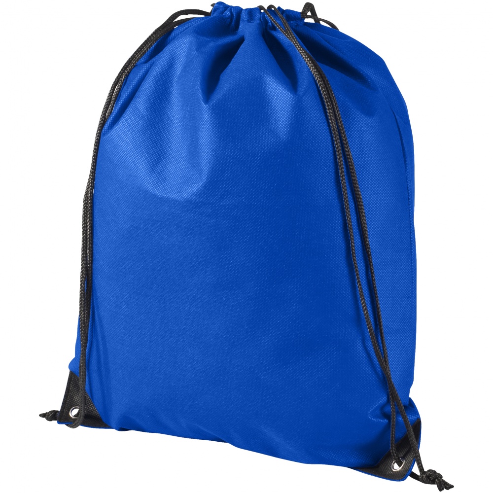 Logotrade promotional giveaway picture of: Evergreen non woven premium rucksack eco, blue