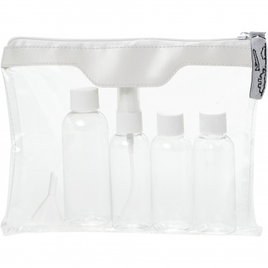 Logo trade corporate gift photo of: Munich airline approved travel bottle set, white