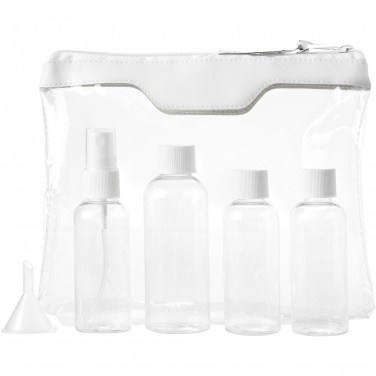 Logotrade promotional merchandise photo of: Munich airline approved travel bottle set, white