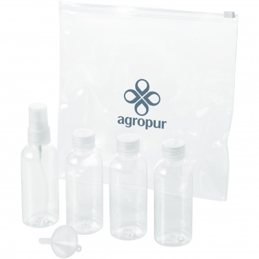 Logotrade promotional merchandise image of: Tokyo airline approved travel bottle set, white