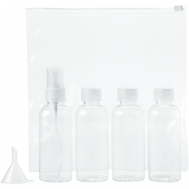 Logotrade corporate gift image of: Tokyo airline approved travel bottle set, white