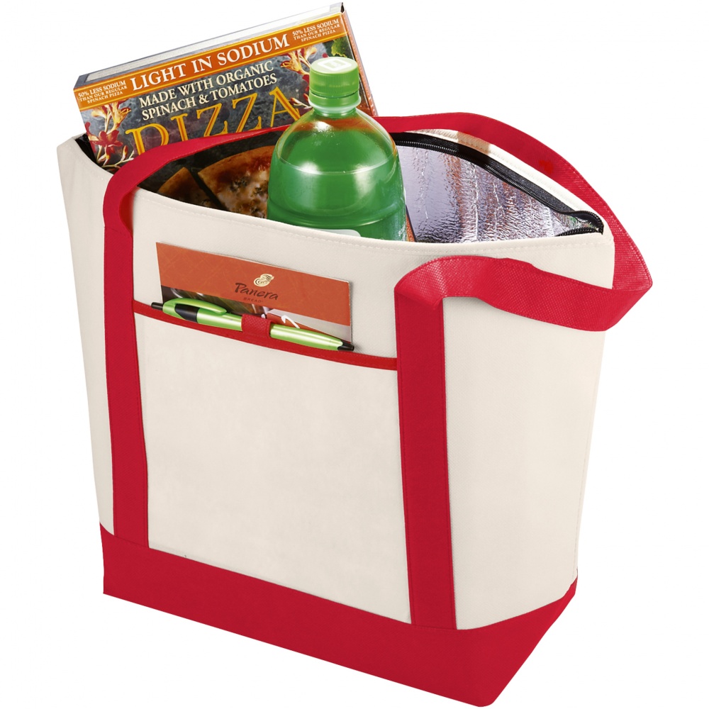 Logotrade promotional giveaway picture of: Lighthouse cooler tote, red