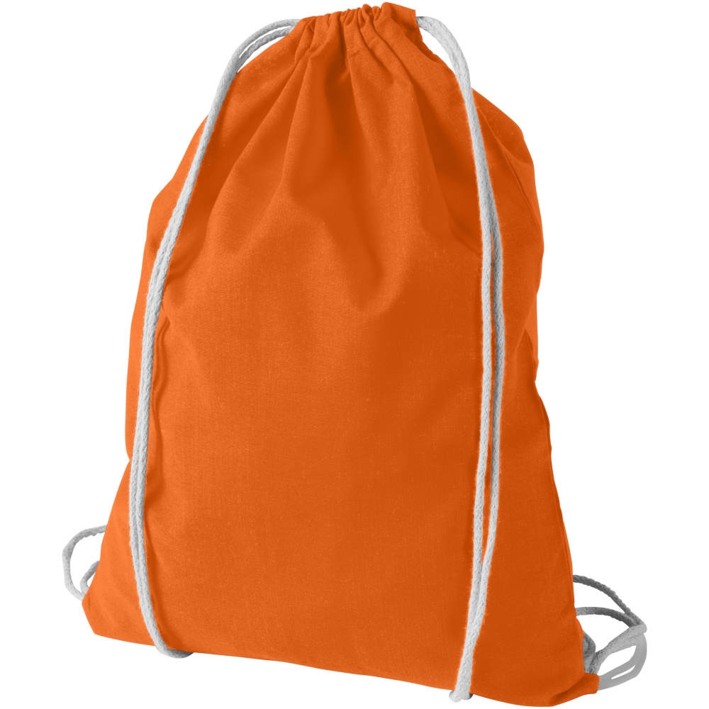 Logotrade promotional merchandise photo of: Oregon cotton premium rucksack, orange