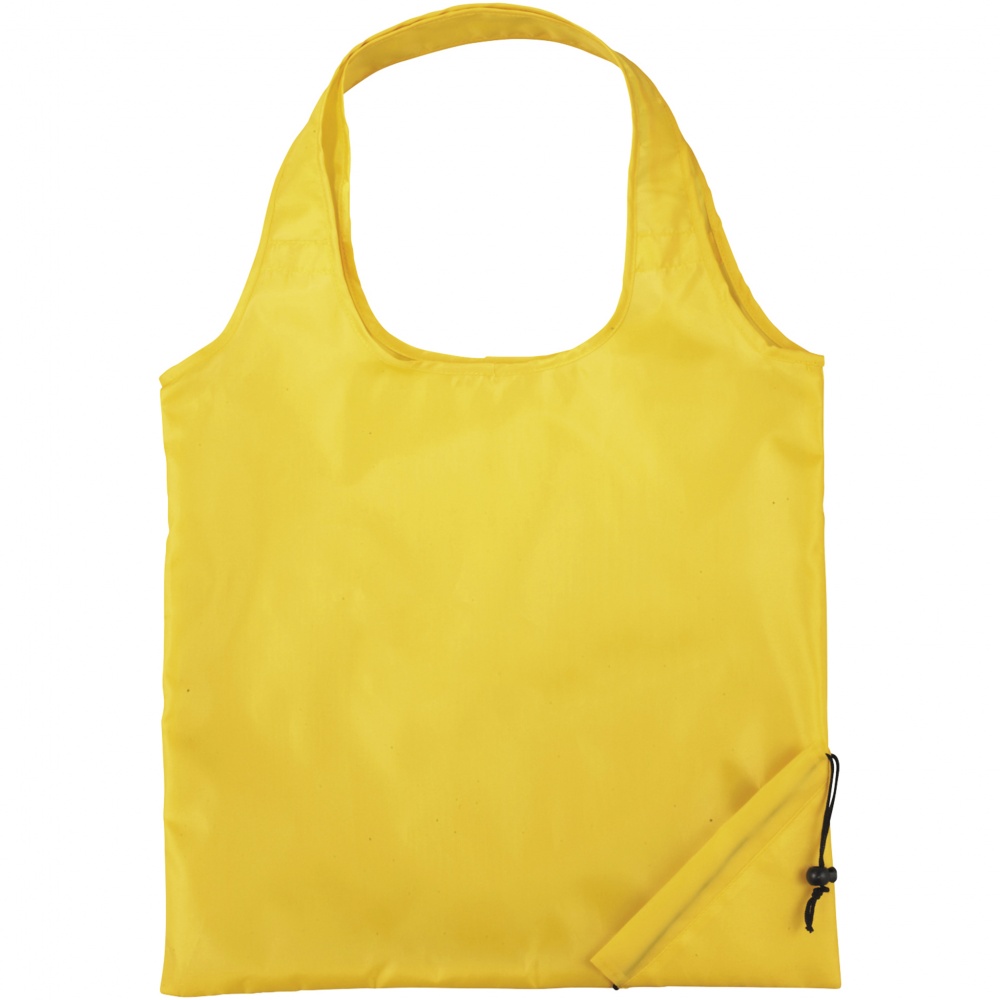 Logo trade advertising products picture of: The Bungalow Foldaway Shopper Tote, yellow