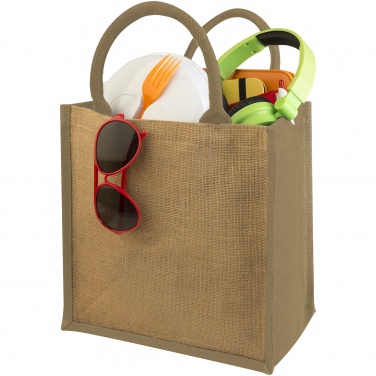 Logo trade corporate gift photo of: Chennai jute gift tote, beige