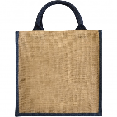 Logotrade promotional giveaways photo of: Chennai jute gift tote, dark blue