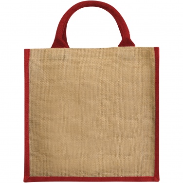 Logotrade corporate gifts photo of: Chennai jute gift tote, red