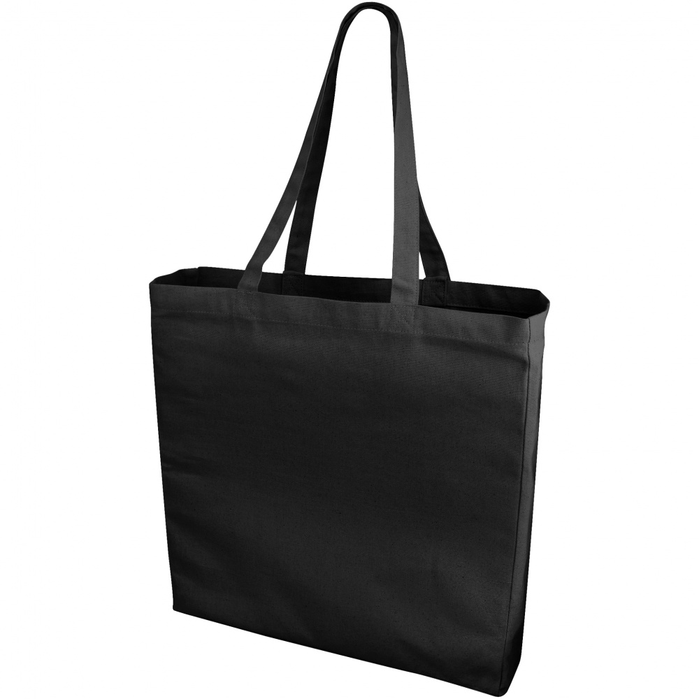 Logo trade corporate gifts image of: Odessa cotton tote, black