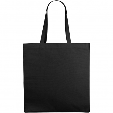 Logo trade business gifts image of: Odessa cotton tote, black