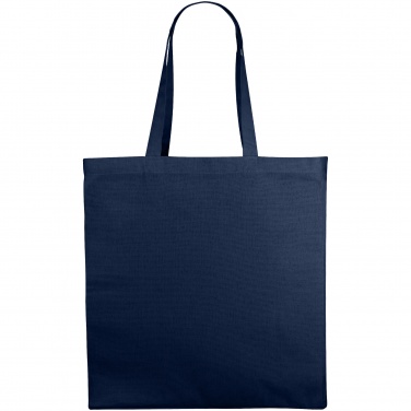 Logo trade promotional products image of: Odessa cotton tote, navy