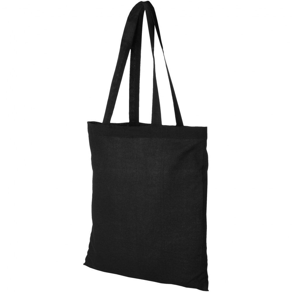 Logotrade business gift image of: Madras Cotton Tote, black