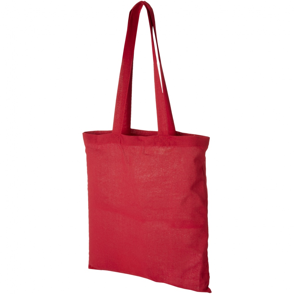 Logotrade promotional merchandise image of: Madras Cotton Tote, red