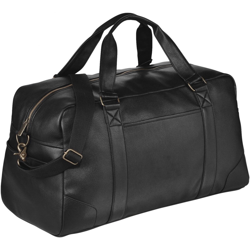 Logo trade business gift photo of: Oxford weekend travel duffel bag, black