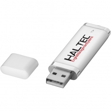 Logo trade business gift photo of: Flat USB 4GB