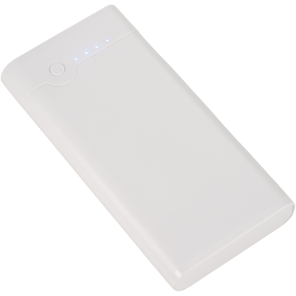 Logotrade promotional item picture of: Relay 20000 mAh Power Bank, white