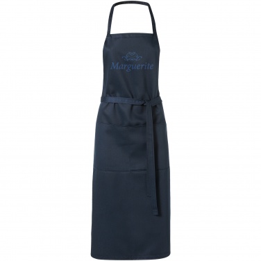 Logo trade promotional giveaways image of: Viera apron, navy