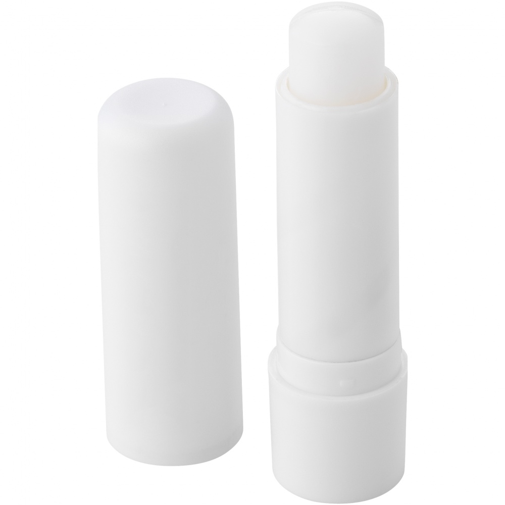 Logo trade promotional items image of: Deale lip salve stick,white