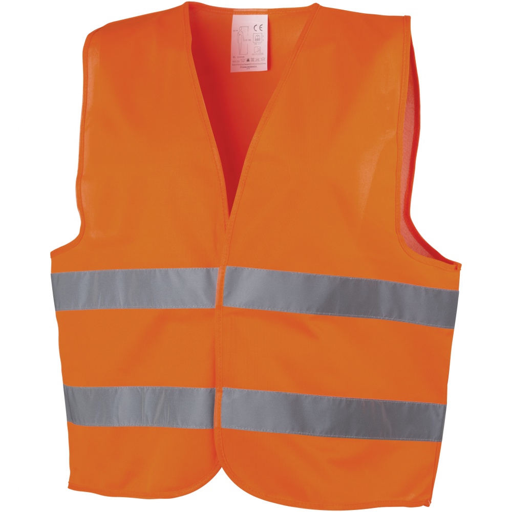 Logo trade promotional items image of: Professional safety vest, orange