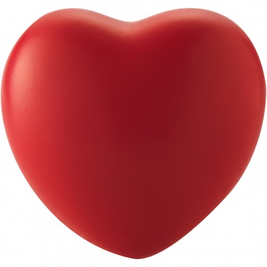 Logotrade promotional merchandise picture of: Heart shaped stress reliever, red