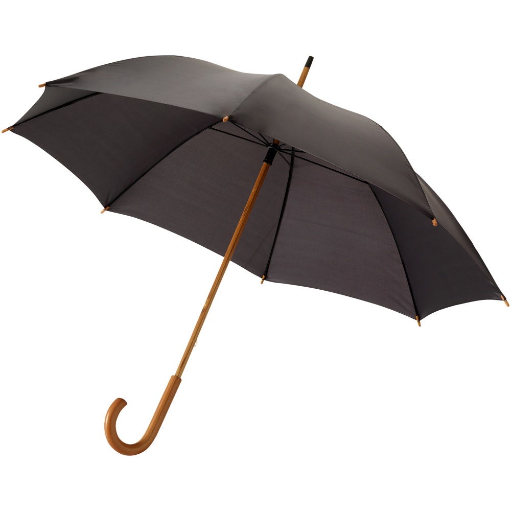 Logo trade promotional gifts picture of: 23'' Classic Jova umbrella, black