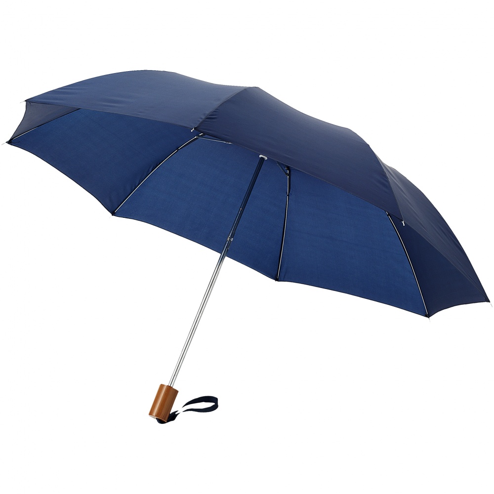 Logo trade promotional merchandise picture of: 20" 2-Section umbrella Oho, navy blue