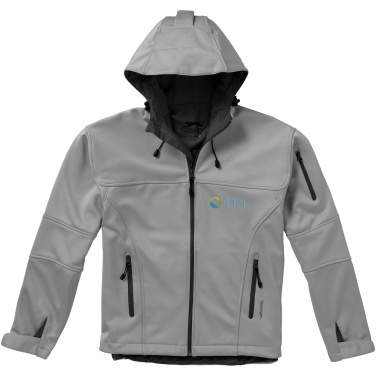 Logo trade business gift photo of: Match softshell jacket, grey