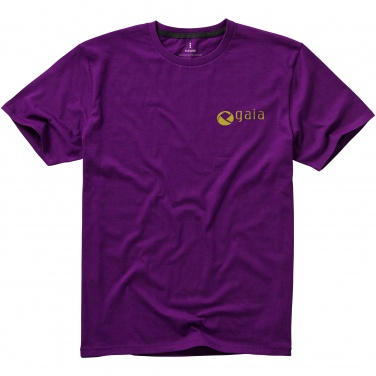 Logo trade advertising products picture of: Nanaimo short sleeve T-Shirt, purple