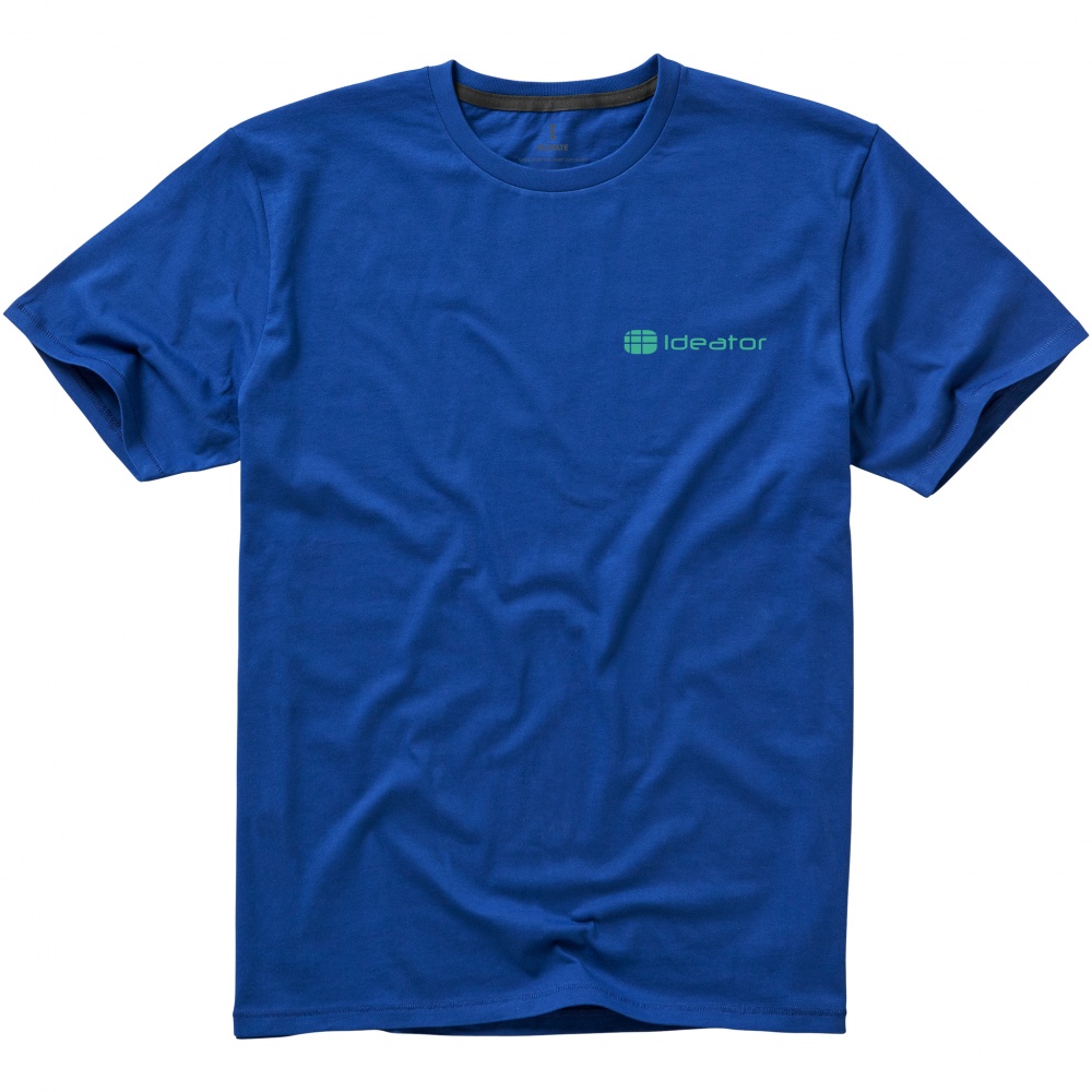 Logo trade promotional gifts picture of: Nanaimo short sleeve T-Shirt, blue