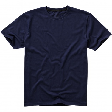 Logo trade promotional giveaway photo of: Nanaimo short sleeve T-Shirt, navy