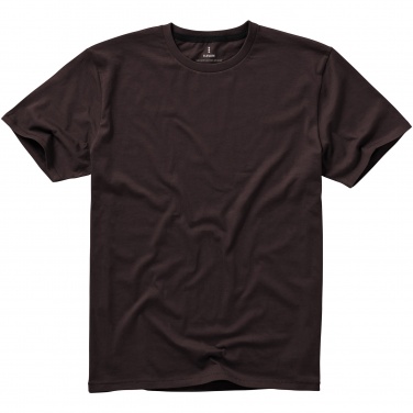 Logo trade advertising products picture of: Nanaimo short sleeve T-Shirt, dark brown