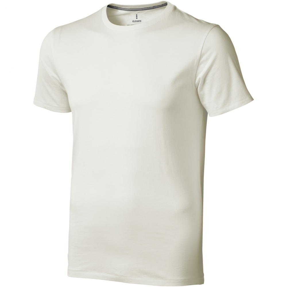 Logo trade promotional product photo of: Nanaimo short sleeve T-Shirt, light gray