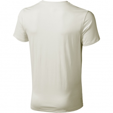 Logo trade corporate gifts image of: Nanaimo short sleeve T-Shirt, light gray