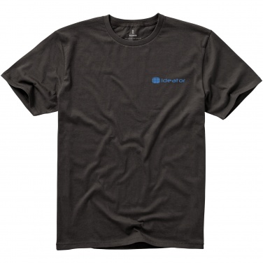 Logo trade promotional giveaway photo of: Nanaimo short sleeve T-Shirt, dark grey