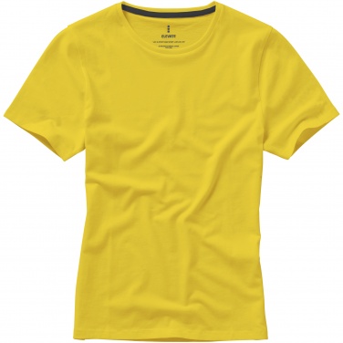 Logotrade promotional merchandise photo of: Nanaimo short sleeve ladies T-shirt, yellow