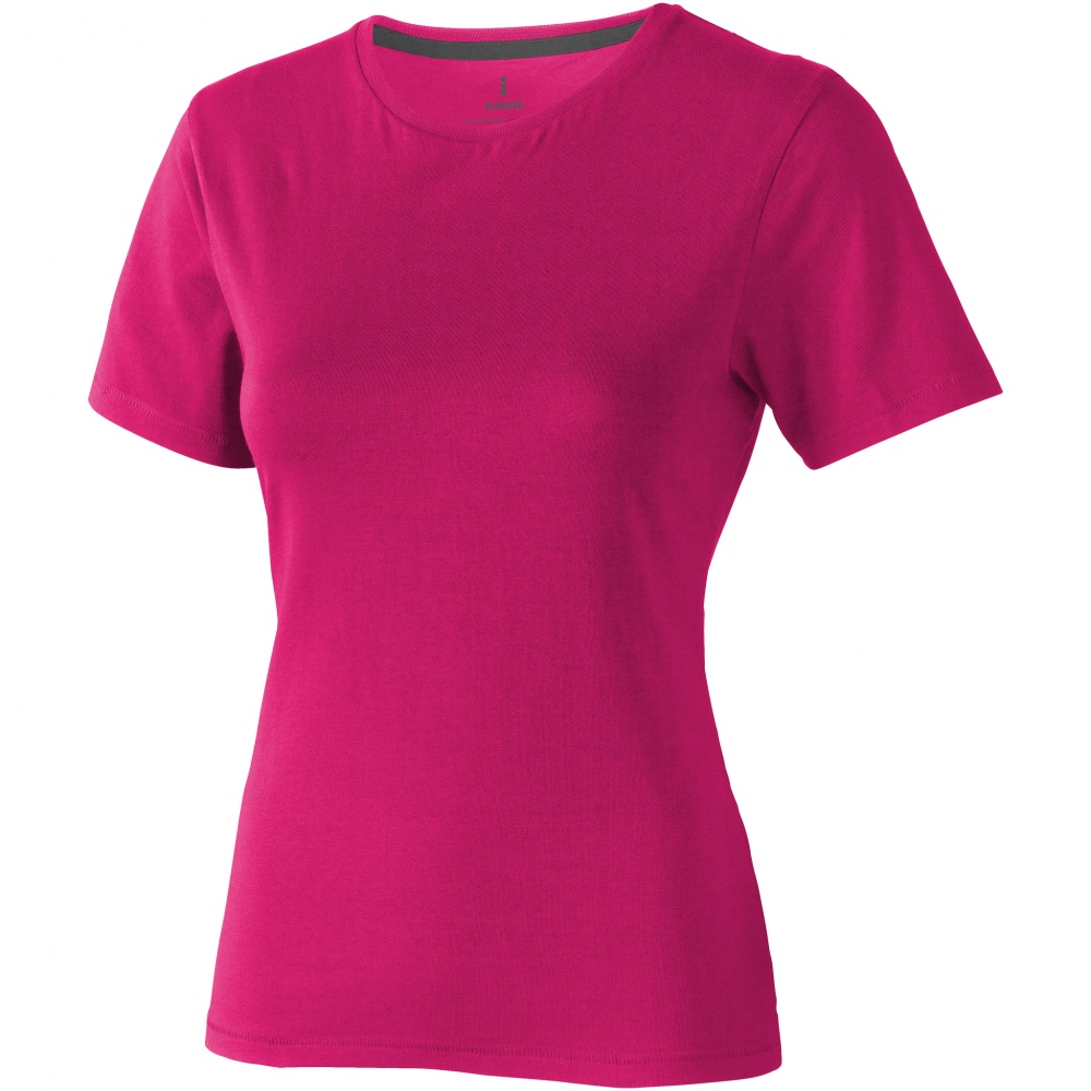 Logotrade promotional gift image of: Nanaimo short sleeve ladies T-shirt, pink