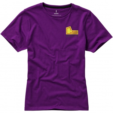 Logotrade business gift image of: Nanaimo short sleeve ladies T-shirt, purple