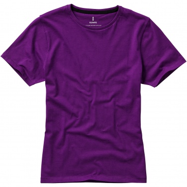 Logo trade promotional item photo of: Nanaimo short sleeve ladies T-shirt, purple