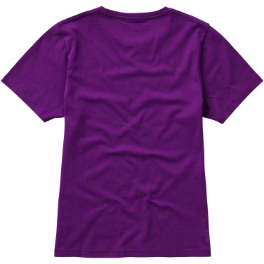 Logo trade promotional giveaway photo of: Nanaimo short sleeve ladies T-shirt, purple