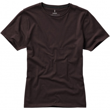 Logotrade advertising product image of: Nanaimo short sleeve ladies T-shirt, dark brown