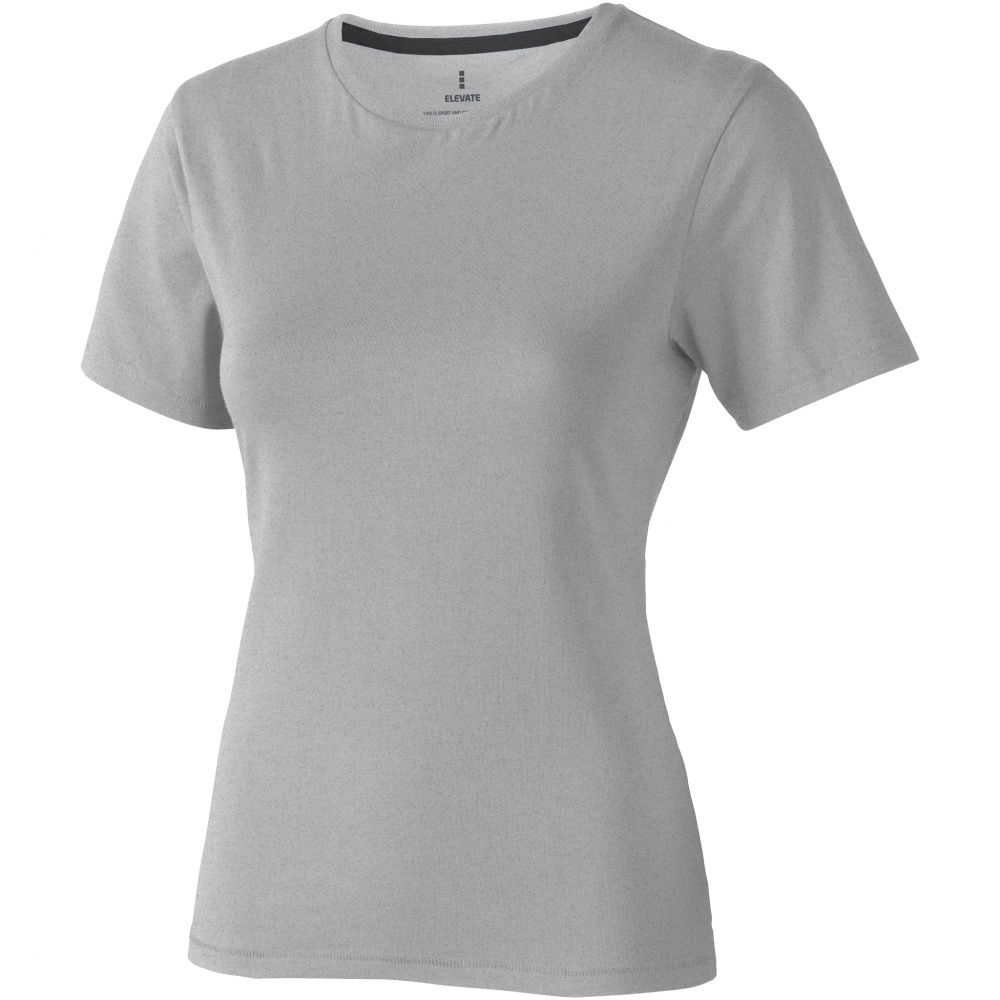 Logotrade promotional items photo of: Nanaimo short sleeve ladies T-shirt, grey